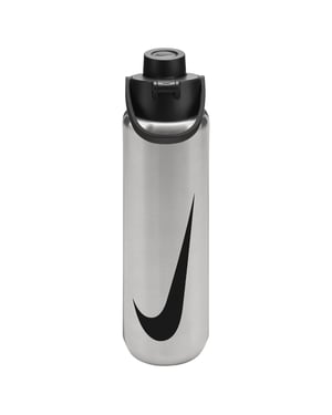 Nike - "Recharge" Wasserflasche, 680ml (Stahl)