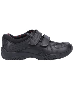 Hush Puppies - Jungen Schul-Uniform-Schuhe "Jezza 2", Leder (Schwarz)