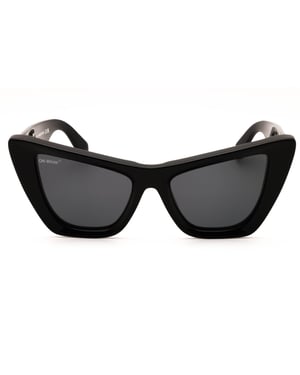 Off-white Edvard Schwarze Sonnenbrille