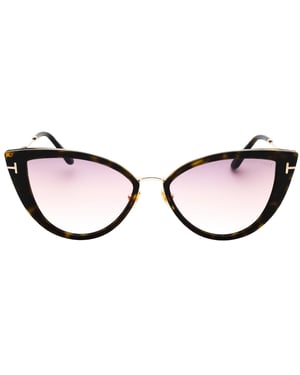 Tom Ford - Sonnenbrille Mit Dunklem Havanna-rahmen Und Braunen Farbverlaufsgläsern