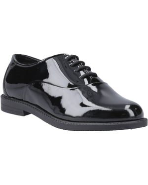 Hush Puppies Nellie Patent Mädchenschuhe Aus Schwarzem Leder