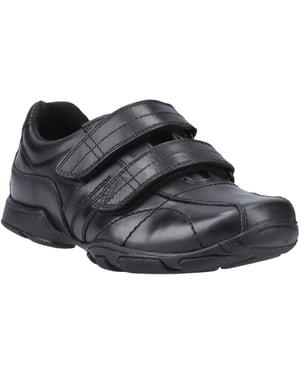 Hush Puppies Vance Lederslipper In Schwarz Für Jungen