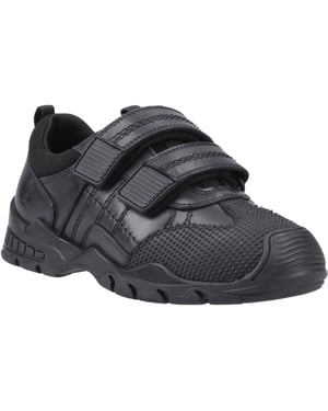 Hush Puppies Tristen Lederslipper In Schwarz Für Jungen
