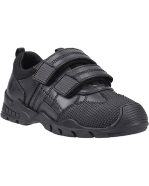 Hush Puppies Tristen Lederslipper In Schwarz Für Jungen
