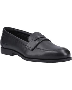 Pod Islay Mädchenschwarze Slipper Aus Leder