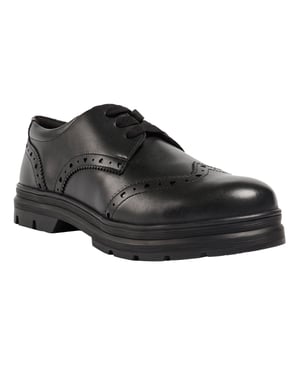 Pod Fiona Mädchen Brogues Aus Schwarzem Leder
