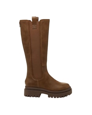 Rocket Dog - Damen Lange Stiefel "Drea", Leder (Braun)