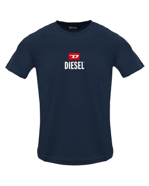 Diesel - Just Small - T-shirt „total Eclipse" Mit Neuem D-logo