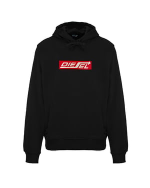 Diesel - Kapuzenpullover „pfeillogo" In Schwarz