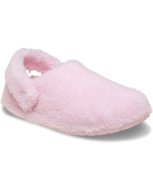 Crocs Classic Cozzzy Polyester Damen Pink Milch Hausschuhe