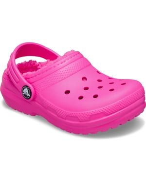 Crocs Classic Gefütterte Thermoplast Kinder-Pink Crush Clogs