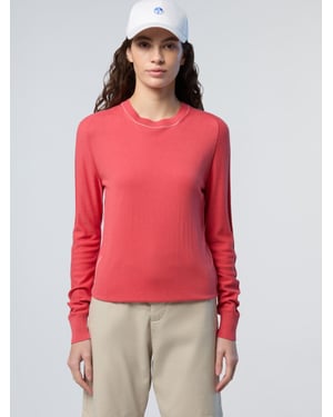 North Sails Pullover Aloe Vera mit Rundhalsausschnitt