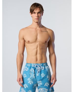 North Sails Badeshorts Bedrucktes Pfirsichleder