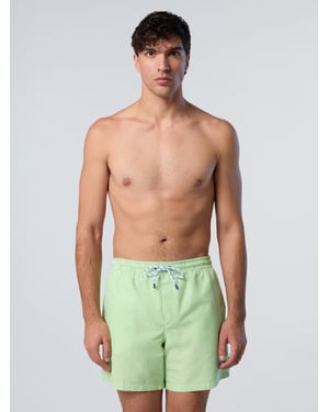 North Sails Badeshorts Gestreifter Seersucker