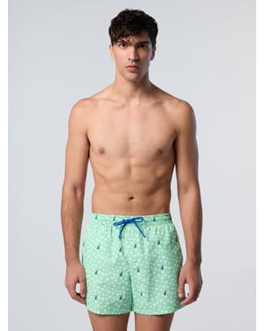 North Sails Badeshorts Grafischer Druck