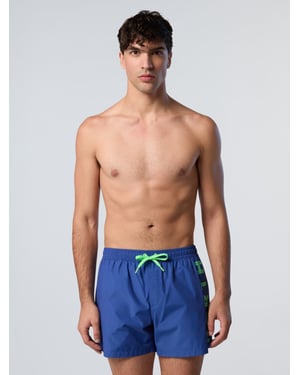 North Sails Badeshorts Vertikaler Druck