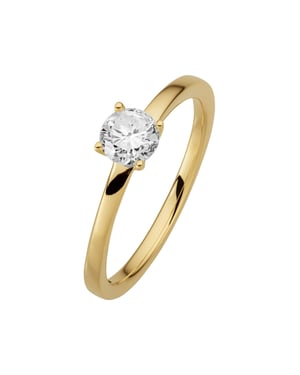 Orolino Ring 585/- Gelbgold 1 Brill. 0,50ct. weiß