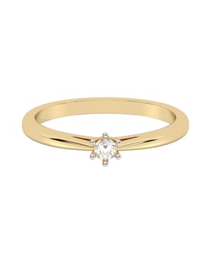 Diam Addict Ring 585 Gelbgold mit im Labor gezüchtetem Diamanten