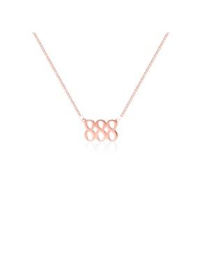 BEKA&BELL Kette 925-Sterling Silber rotvergoldet Glänzend 45,0cm