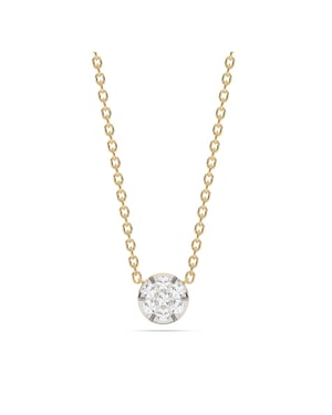 Diam Addict Halskette 585 Gelbgold mit im Labor gezüchteten Diamanten