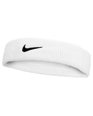 Nike - "Classic" Stirnband (Weiß/Schwarz)