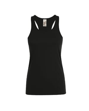 SOLS Damen Tanktop Justin, ärmellos (Schwarz)