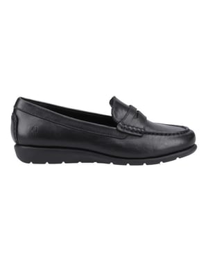 Hush Puppies - "Shelby" Halbschuhe für Damen, Leder (Schwarz)