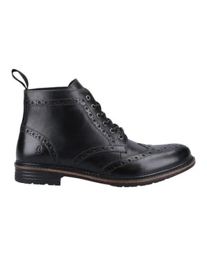 Hush Puppies - "Joshua" Stiefeletten für Herren, Leder (Schwarz)