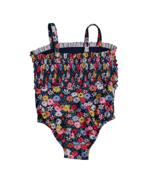 Gerüschter Badeanzug mit Trägern für Baby-Mädchen 802246