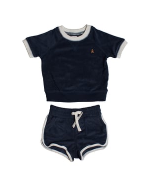 Babyhandtuch-T-Shirt- und Shorts-Set 869450