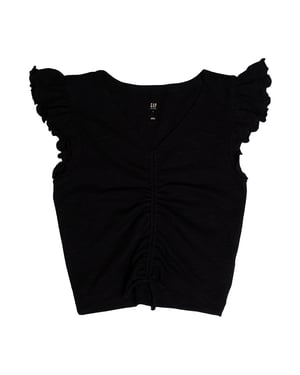 Kurzarm-T-Shirt mit Rüschen 665918 für Mädchen