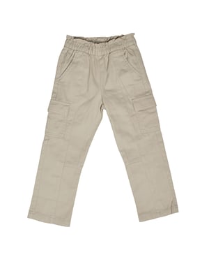 Mädchen-Cargohose mit elastischem Bund 741056
