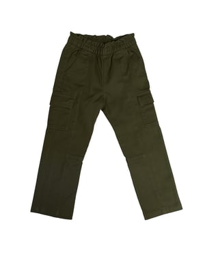 Mädchen-Cargohose mit elastischem Bund 741056