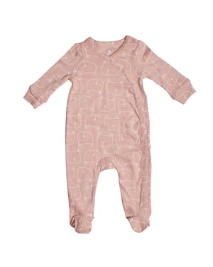 Langer bedruckter Strampler 737916 für Baby-Mädchen und -Jungen