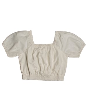 Kurze geraffte Bluse 601092 für Mädchen