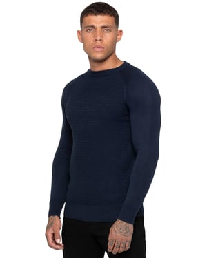 Enzo Milano | Herren Strickpullover mit Rundhalsausschnitt