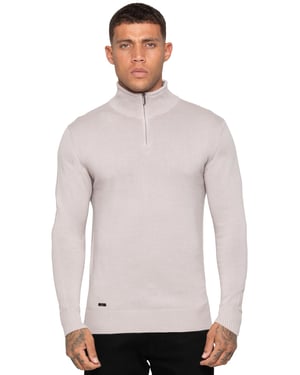 Enzo Milano | Herren Half Zip Strickpullover