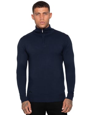 Enzo Milano | Herren Half Zip Strickpullover