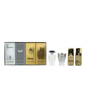 Paco Rabanne Herren 4 x 5ml Mini-Geschenkset - 1 Million, Invictus, Phantom