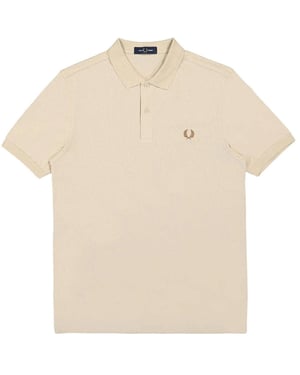 Fred Perry - Schlichtes Poloshirt In Haferflocken