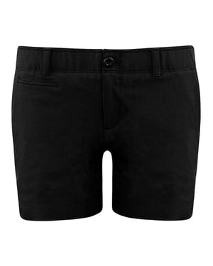Under Armour Links 4' Damen Schwarz Enganliegende Golf-Shorts