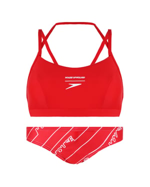 Speedo House Of Holland Damen Rotes Bikini Set
