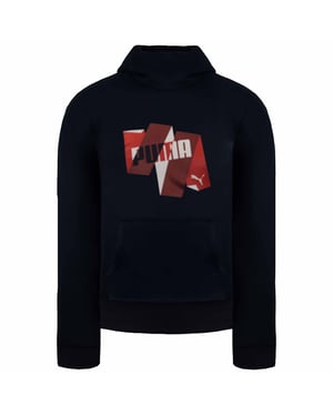 Puma Grafik Kinder Navy Hoodie