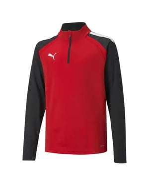 Puma TeamLiga Kinder rotes Fußballshirt