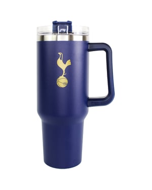 Tottenham Hotspur FC 1,18L Metallbecher mit Strohhalm