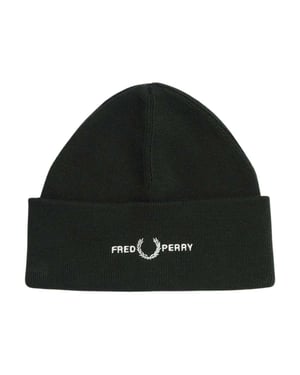 Fred Perry - Mütze für Herren/Damen Unisex, Logo (Dunkelgrün)