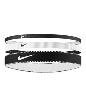Nike - Stirnband, Klassisch (3er-Pack) (Schwarz/Weiß)