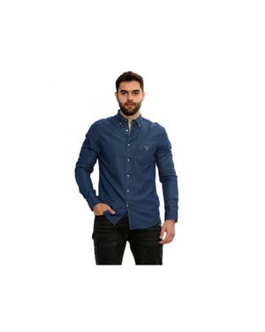 Gant Herren Regular Fit Hemd | Das Indigo Hemd