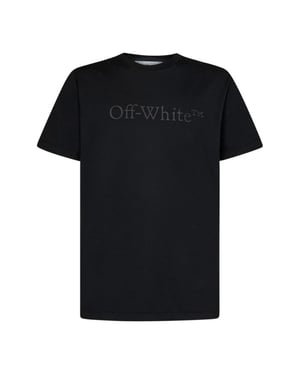 Off-white Bookish Laund Slim S/s Tee Schwarz