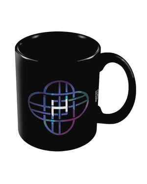 K-Pop Dämonenjäger Logo Huntr/X Tasse (Schwarz)